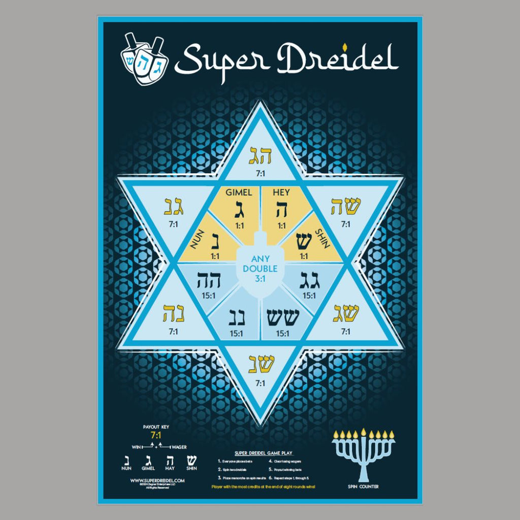 Super Driedel gameboard